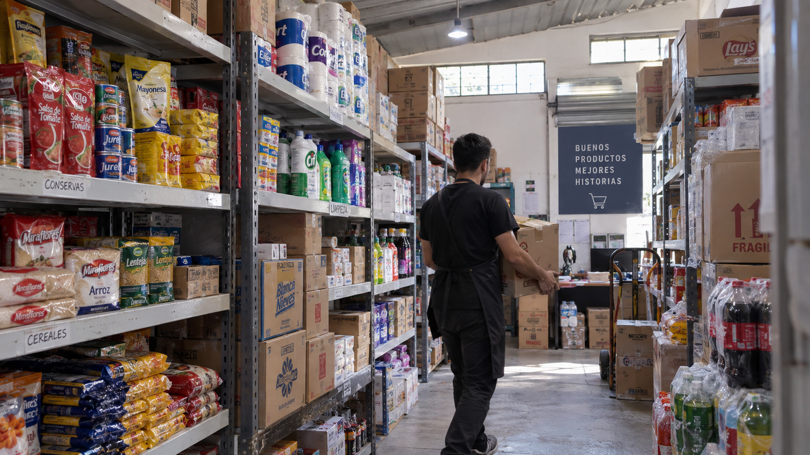 Equipo de bodega Full Stock