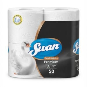 Papel Higiénico Premium 50 m, 4 Rollos
