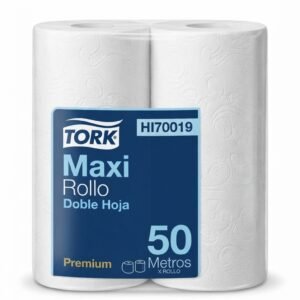 Toalla de Papel Doble Hoja Premium 50 m